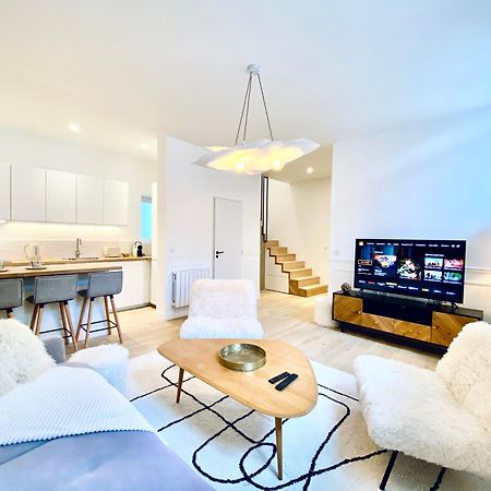 Velvet - Best Keys - Maison Duplex Elegante - Plein Centre Ville - Deco Minimaliste & Cosy - Literie Haut De Gamme - 2 Chambres Separees - Lit Queen Size & 1 Canape Convertible - Smart Tv - Wifi Fibre - Check-In Autonome Sens Exterior foto